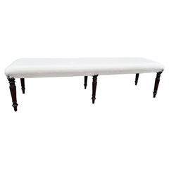 Newly Upholstered English Bench
