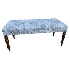 Newly Upholstered English Bench