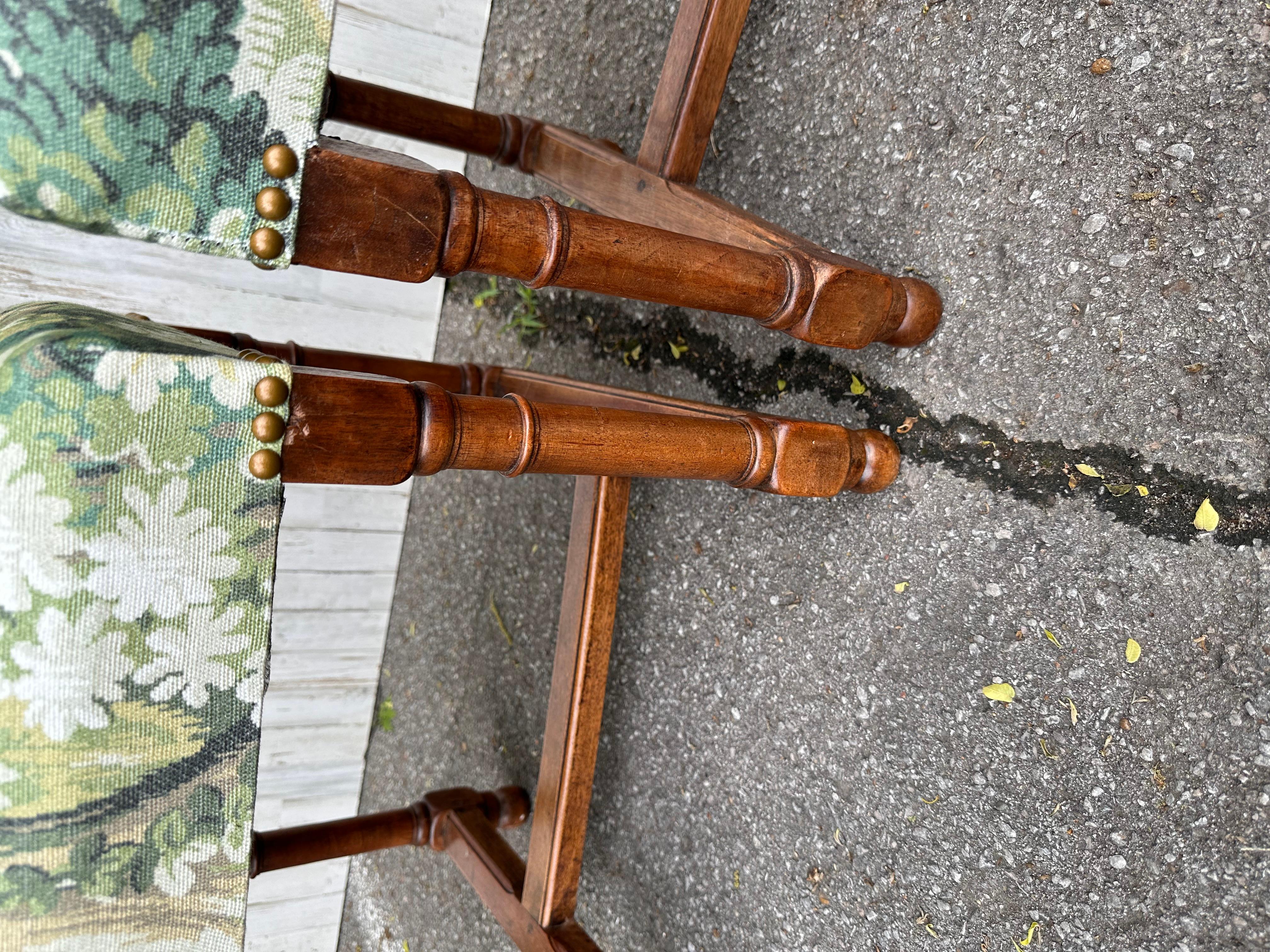 Newly Upholstered English Benches In Good Condition For Sale In Nashville, TN