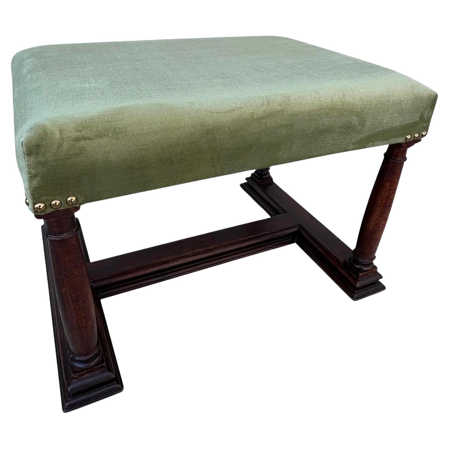 Newly Upholstered English Benches For Sale