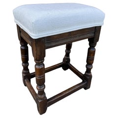 Newly Upholstered English Stools
