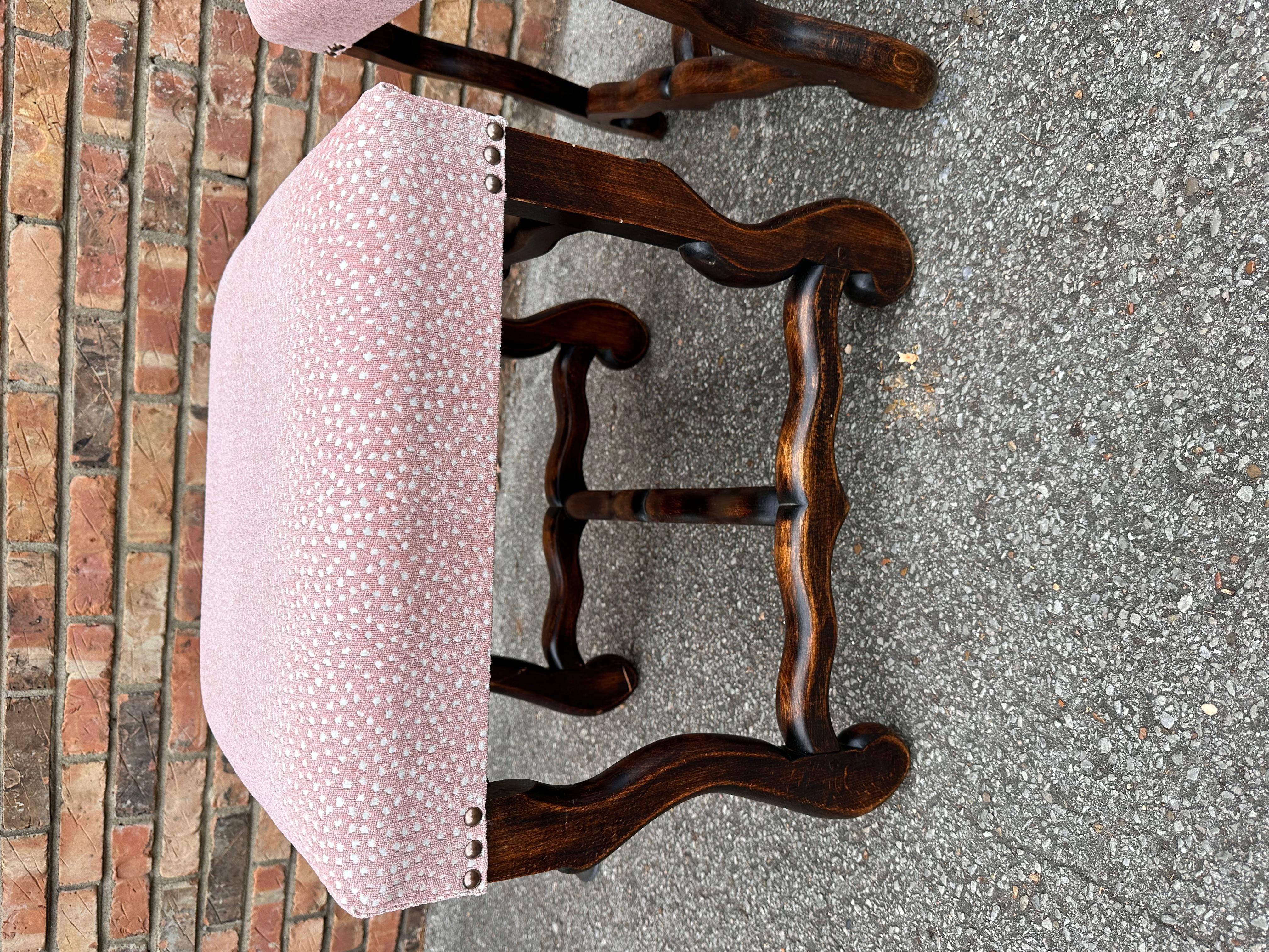 Newly Upholstered French Benches In Good Condition In Nashville, TN