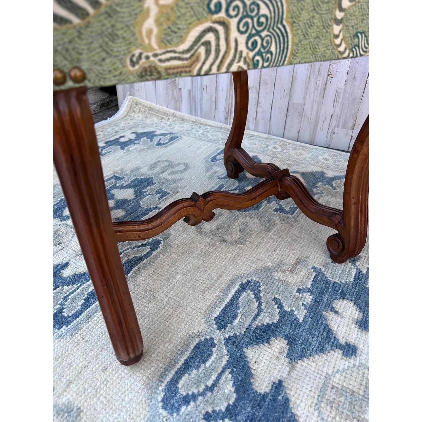 Newly Upholstered French Benches For Sale 2