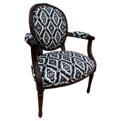 Antique Newly Upholstered French Chair