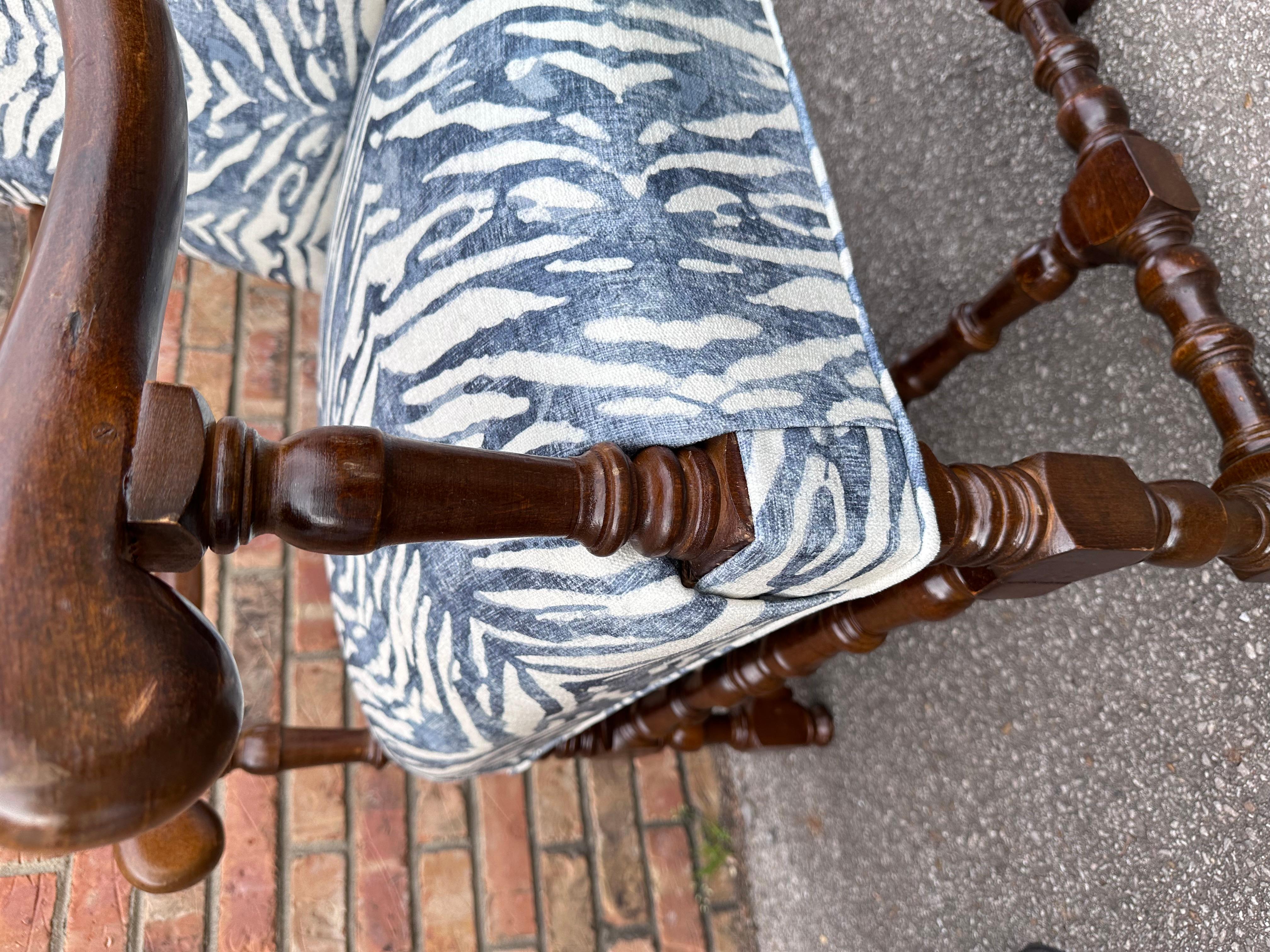 Newly Upholstered French Chairs For Sale 2