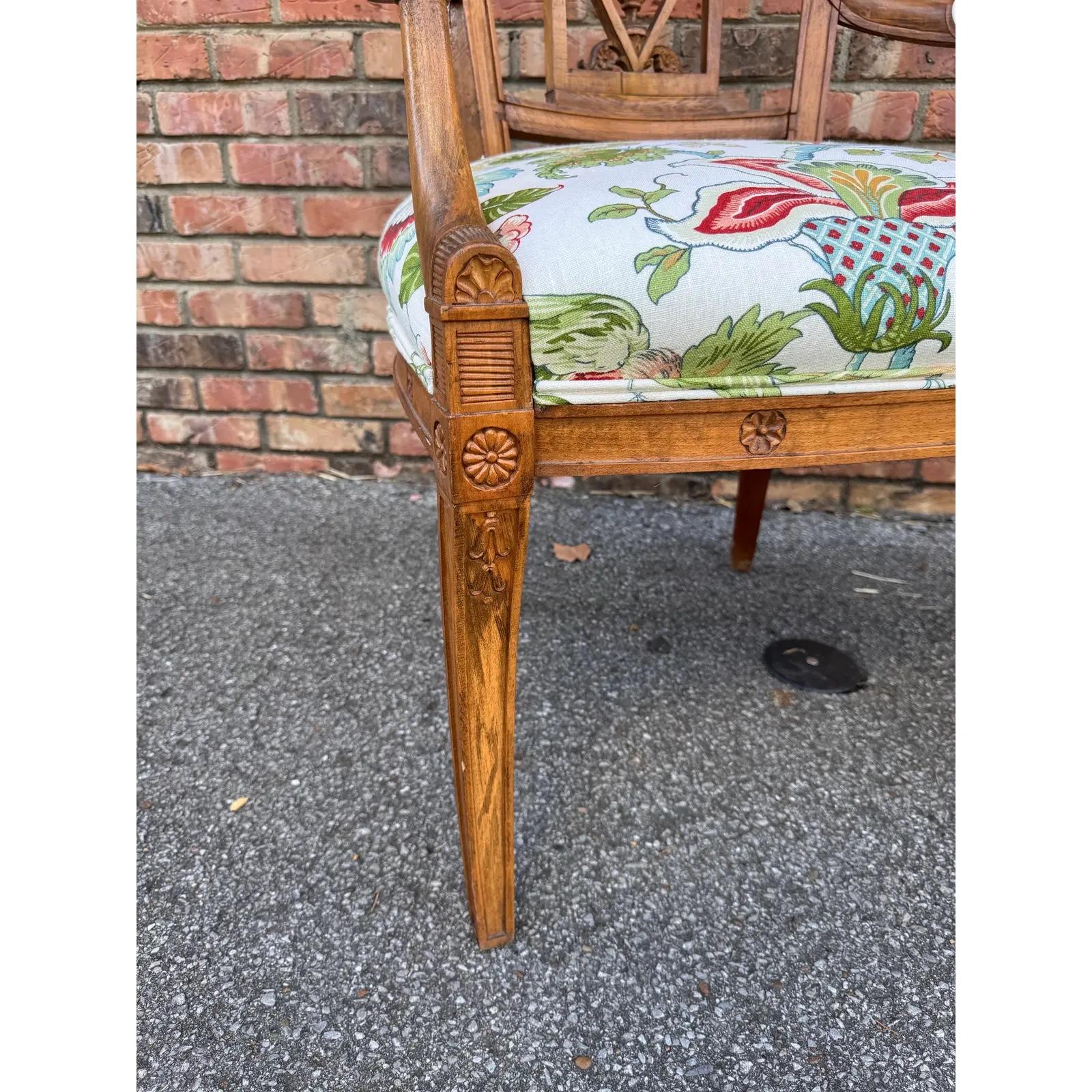 Sedie del Direttorio francese appena imbottite in vendita 4