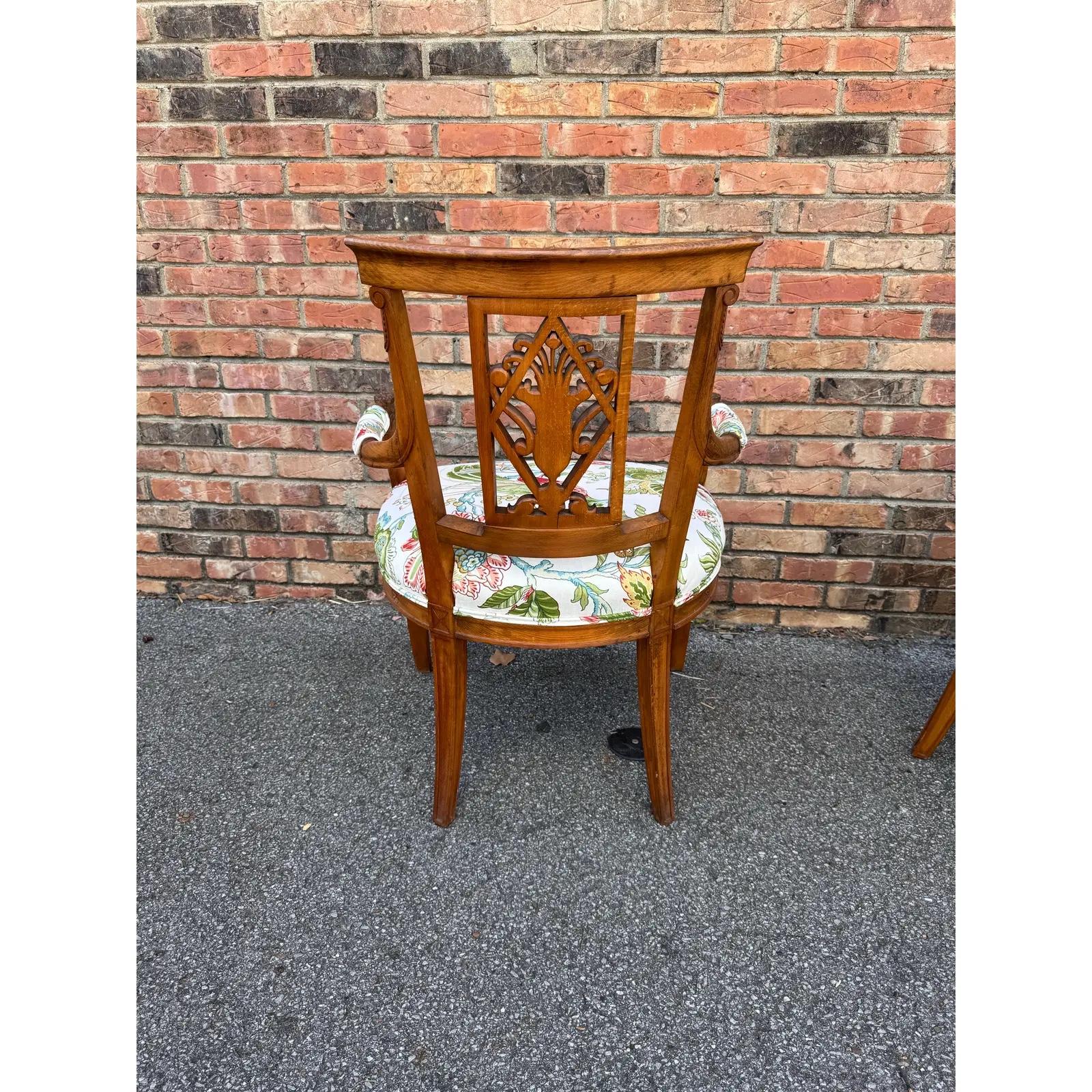 Sedie del Direttorio francese appena imbottite In condizioni buone in vendita a Nashville, TN