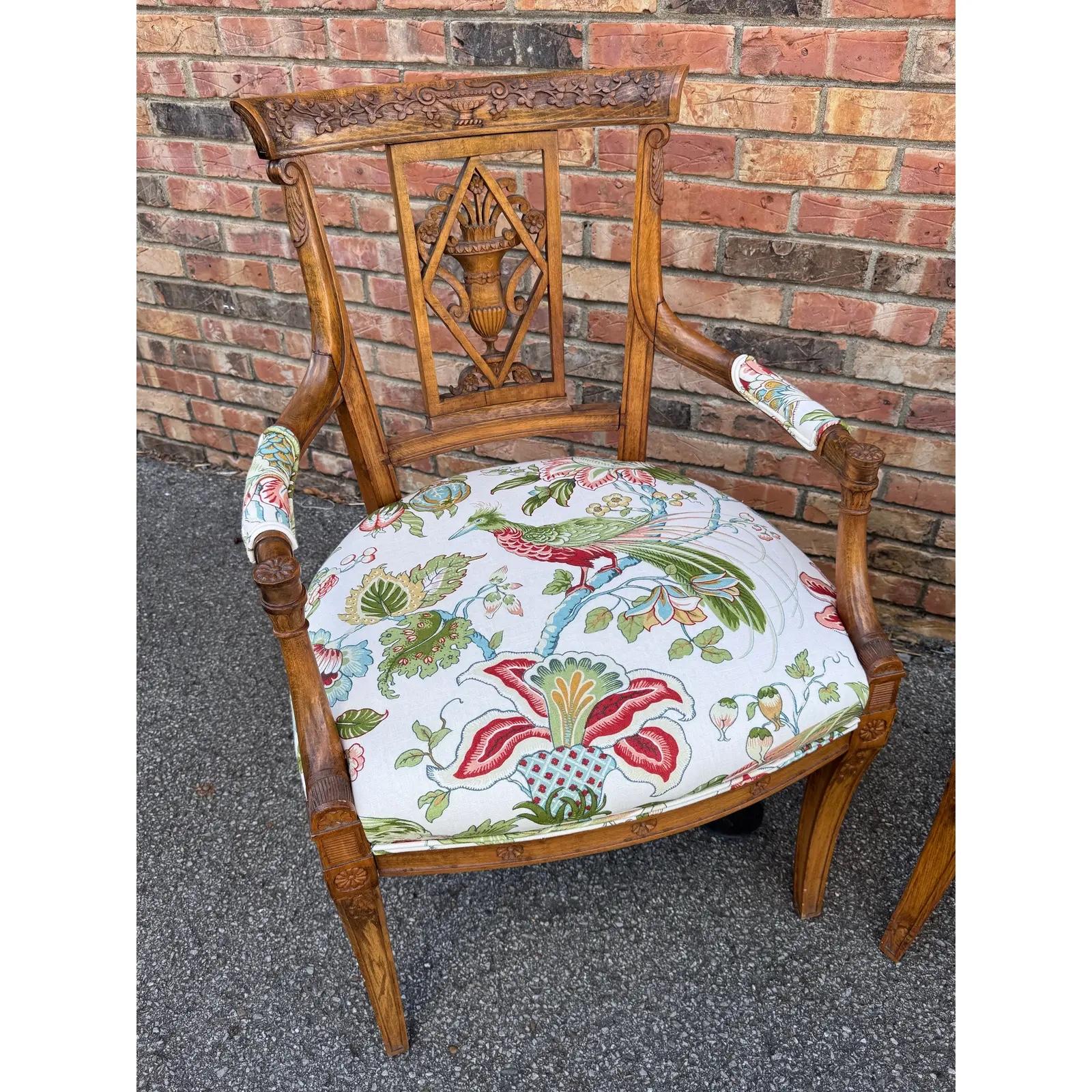 Sedie del Direttorio francese appena imbottite in vendita 1