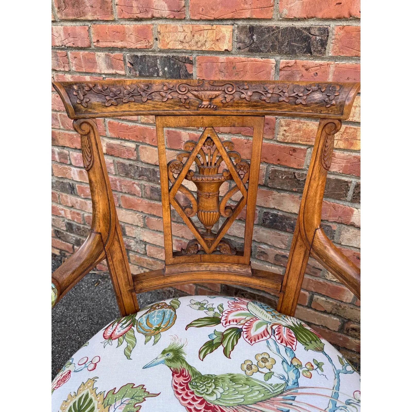 Sedie del Direttorio francese appena imbottite in vendita 2