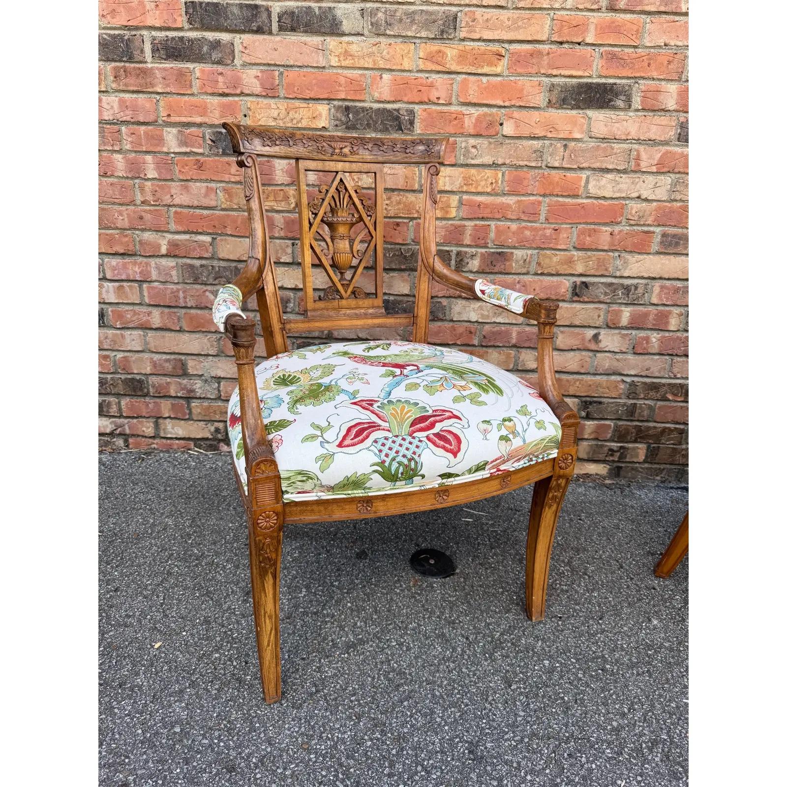 Sedie del Direttorio francese appena imbottite in vendita 3