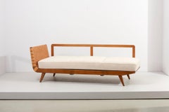 Daybed Jens Risom recién tapizado, Alemania Años 50