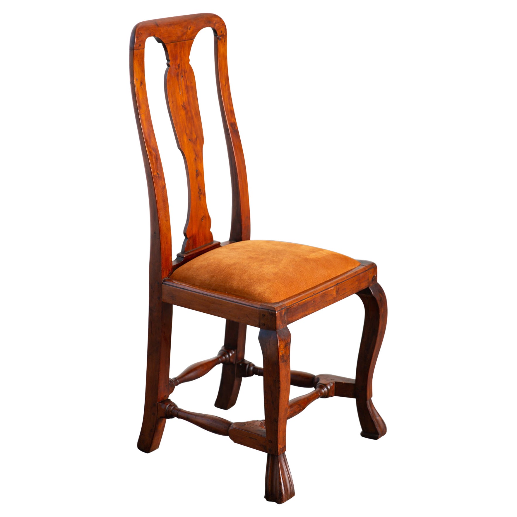 Chaise d'appoint nouvellement tapissée de la fin du XVIIIe siècle