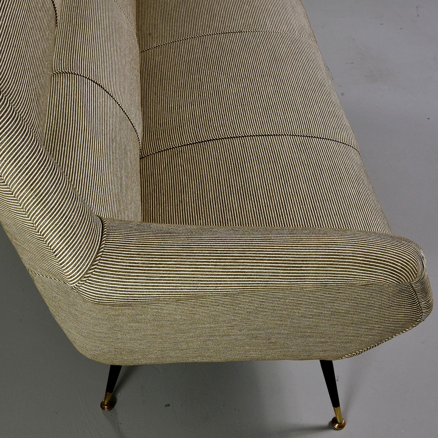 Newly Upholstered Midcentury Settee or Sofa by Gigi Radice for Minotti 3