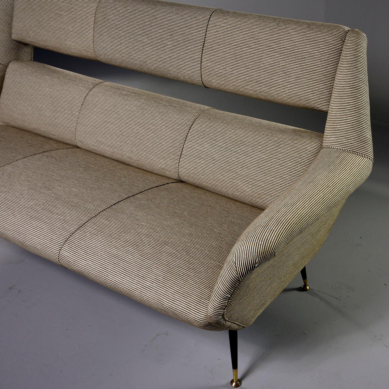 20th Century Newly Upholstered Midcentury Settee or Sofa by Gigi Radice for Minotti