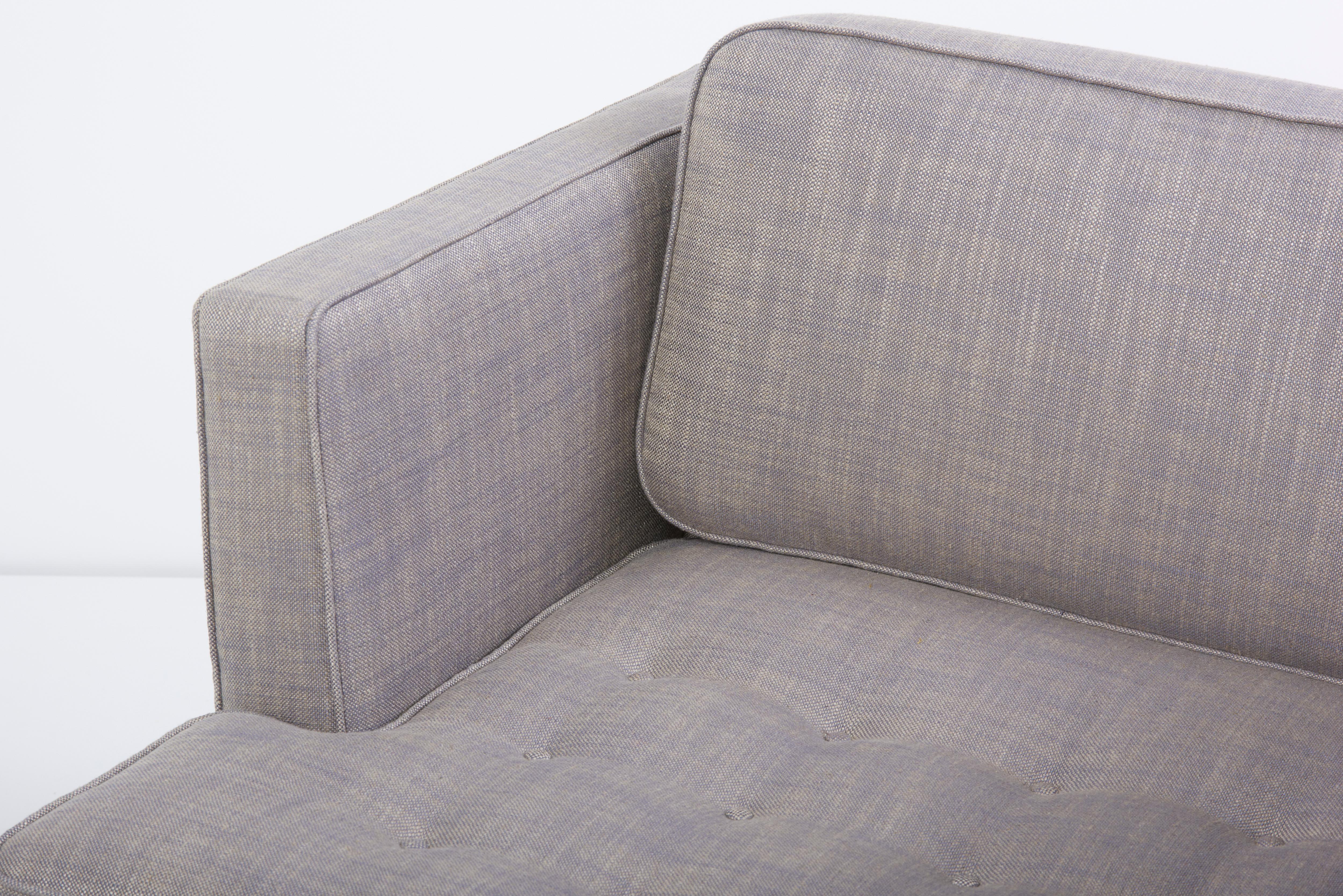 Newly Upholstered Sofa 4906 with Lounge Chair by Edward Wormley for Dunbar, US 9