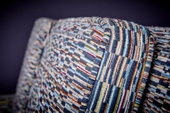 Newly Upholstered Wingback Sofa 1307 by Paul McCobb for Directional, US, 1950s