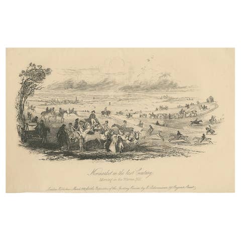Newmarket's Equestrian Heritage: Morning on Warren Hill, 18th Century