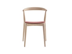 Newood Light upholstered Chair, massive ash by BrogliatoTraverso for Cappellini