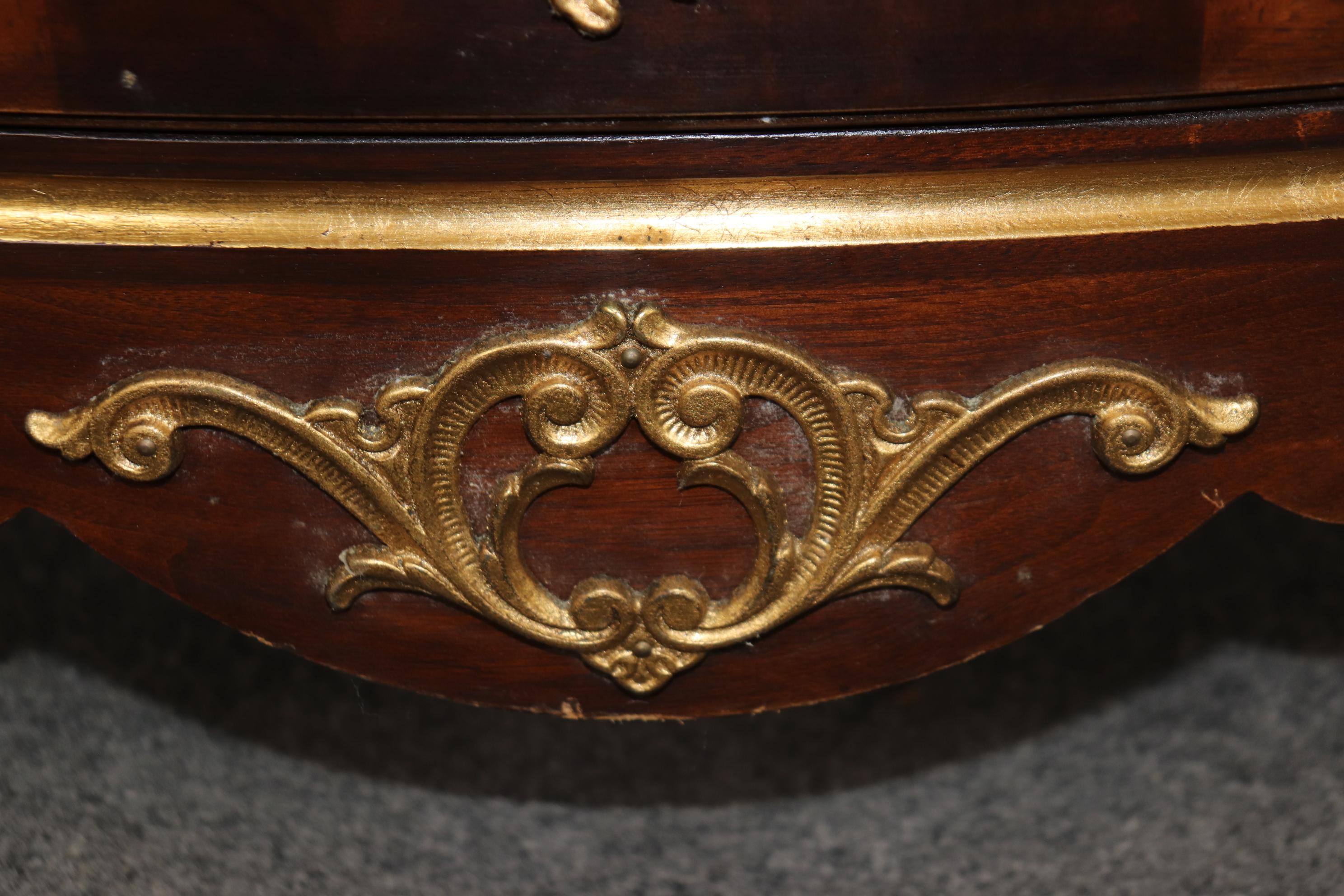 Newport Collection E.J. Victor French Regence Bronze Marble Mounted Commode For Sale 7