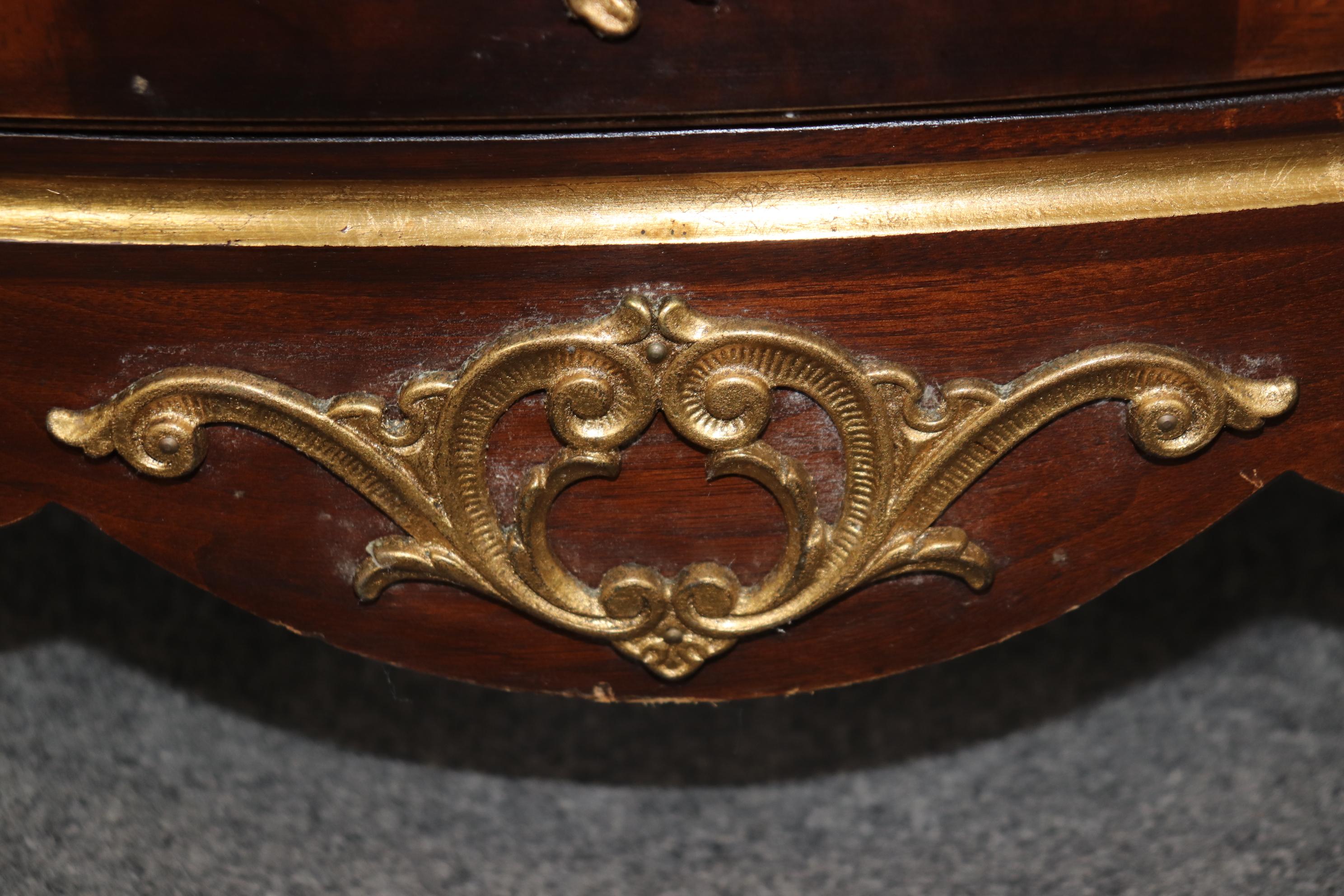 Newport Collection E.J. Victor French Regence Bronze Marble Mounted Commode For Sale 8