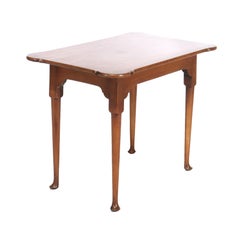 Colección Newport Kittinger Mesa auxiliar de caoba estilo Queen Anne C1930