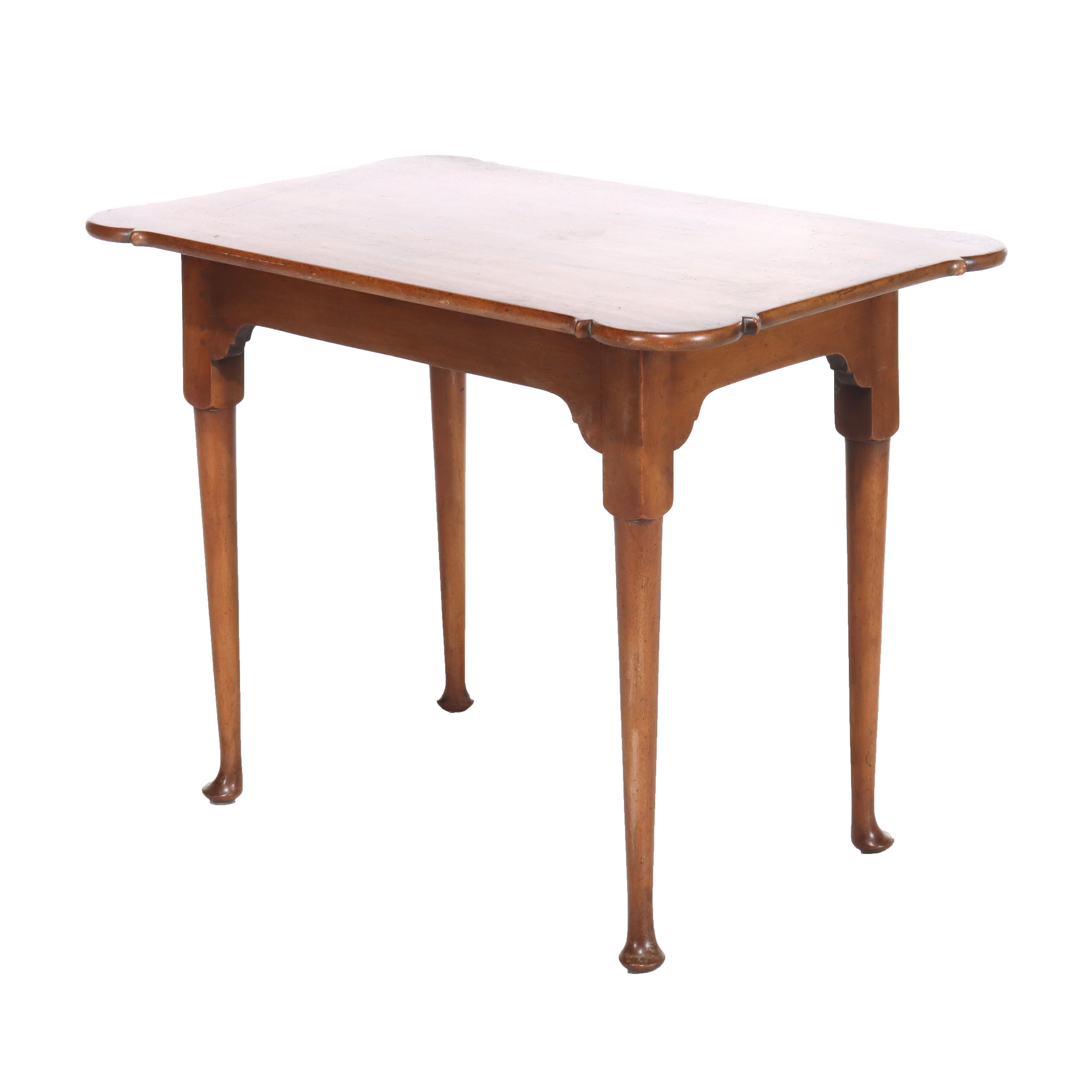 Acajou Kittinger collection Newport style Queen Anne table d'appoint en acajou C1930 en vente