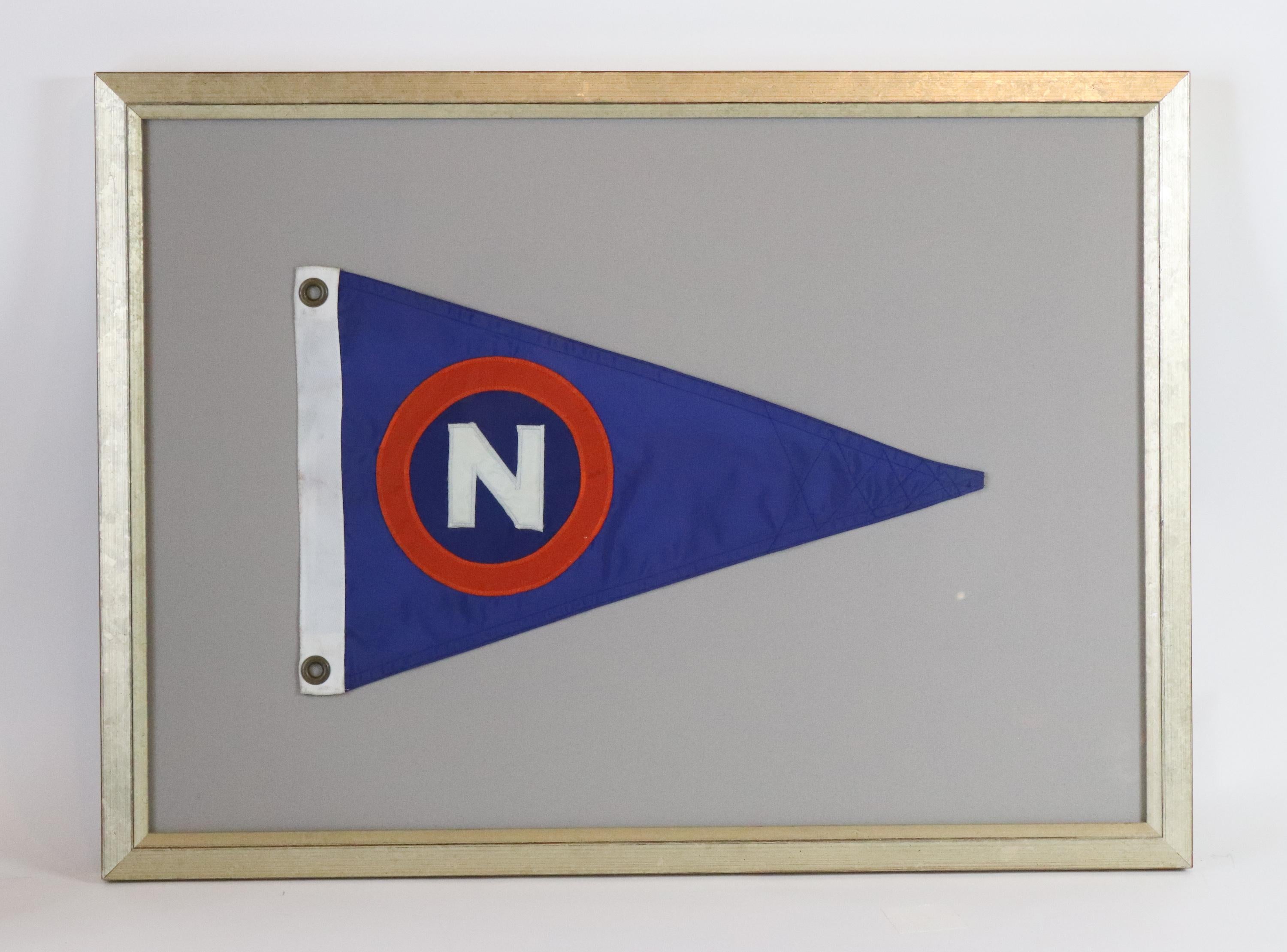 Newport Harbor Yacht Club Burgee In Good Condition In Norwell, MA