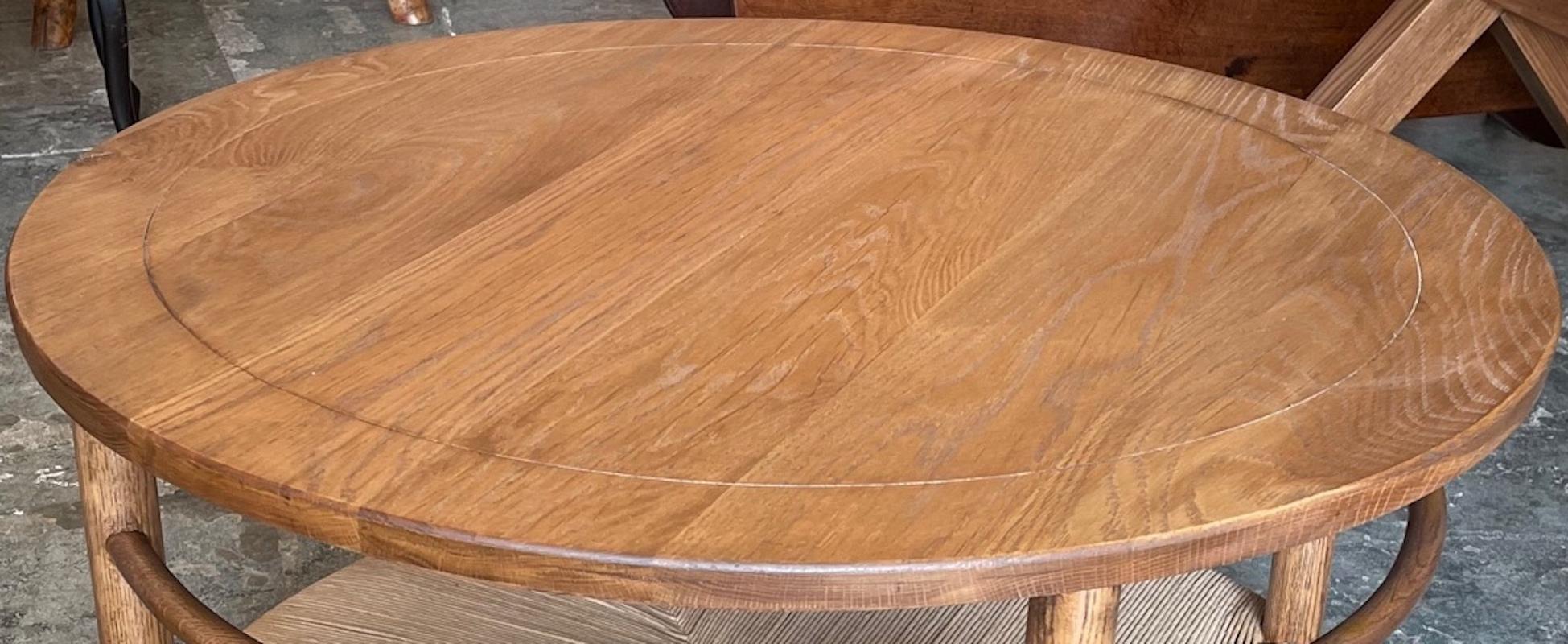 round basket coffee table