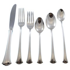 Newport Scroll by Gorham Sterling Silver Flatware Set 12 Service 79pc Place Size