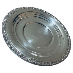 Vintage Newport Sterling Silver Round Plate