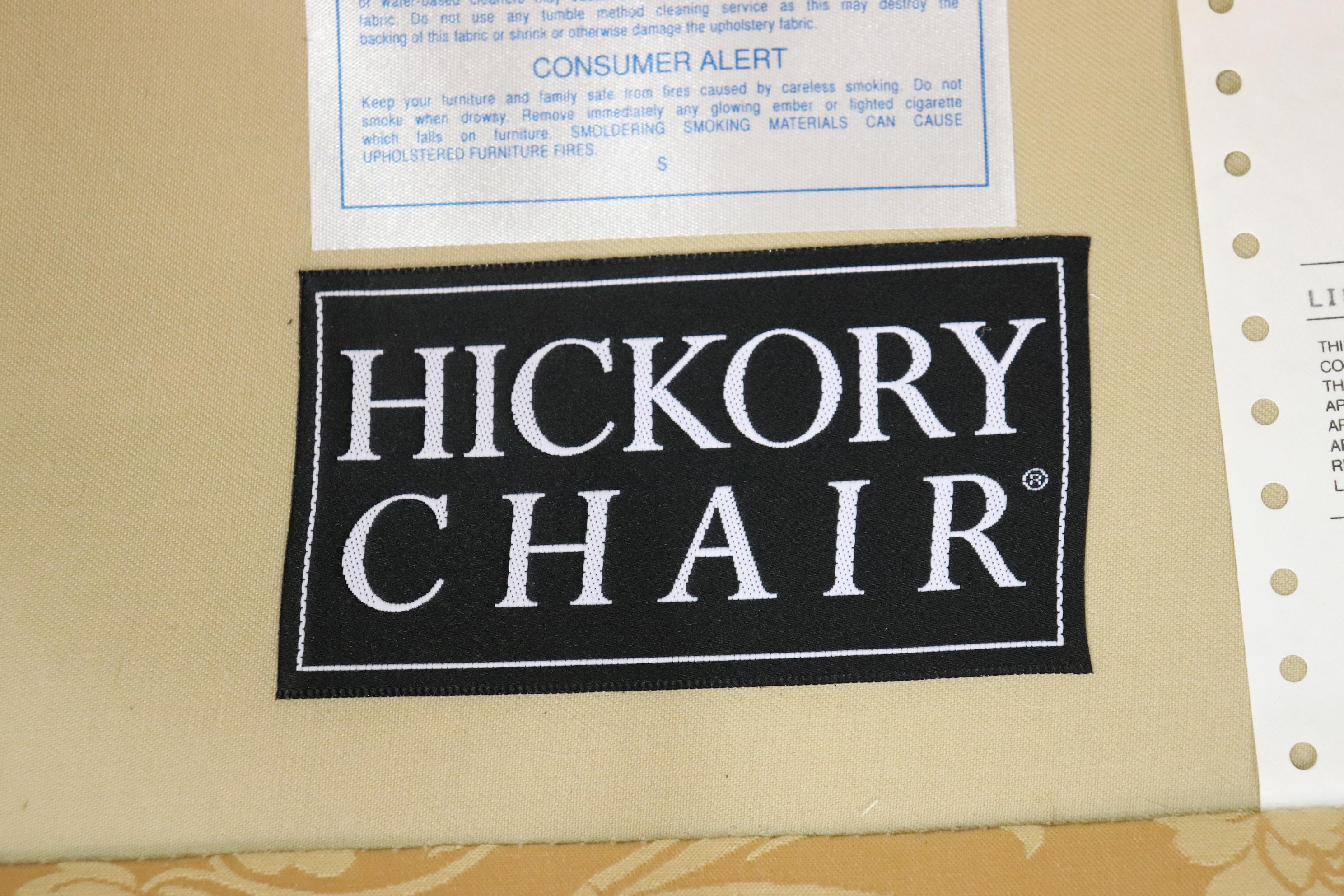 Newport Style Solid Mahogany Wing Chair by Hickory Chair Company 3