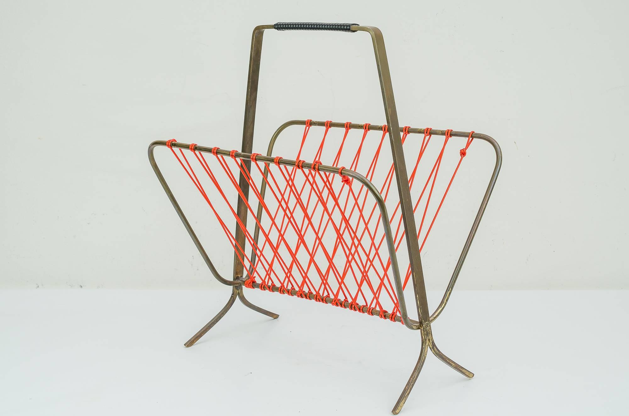 Mid-Century Modern News Paper Stand, circa 1960s For Sale