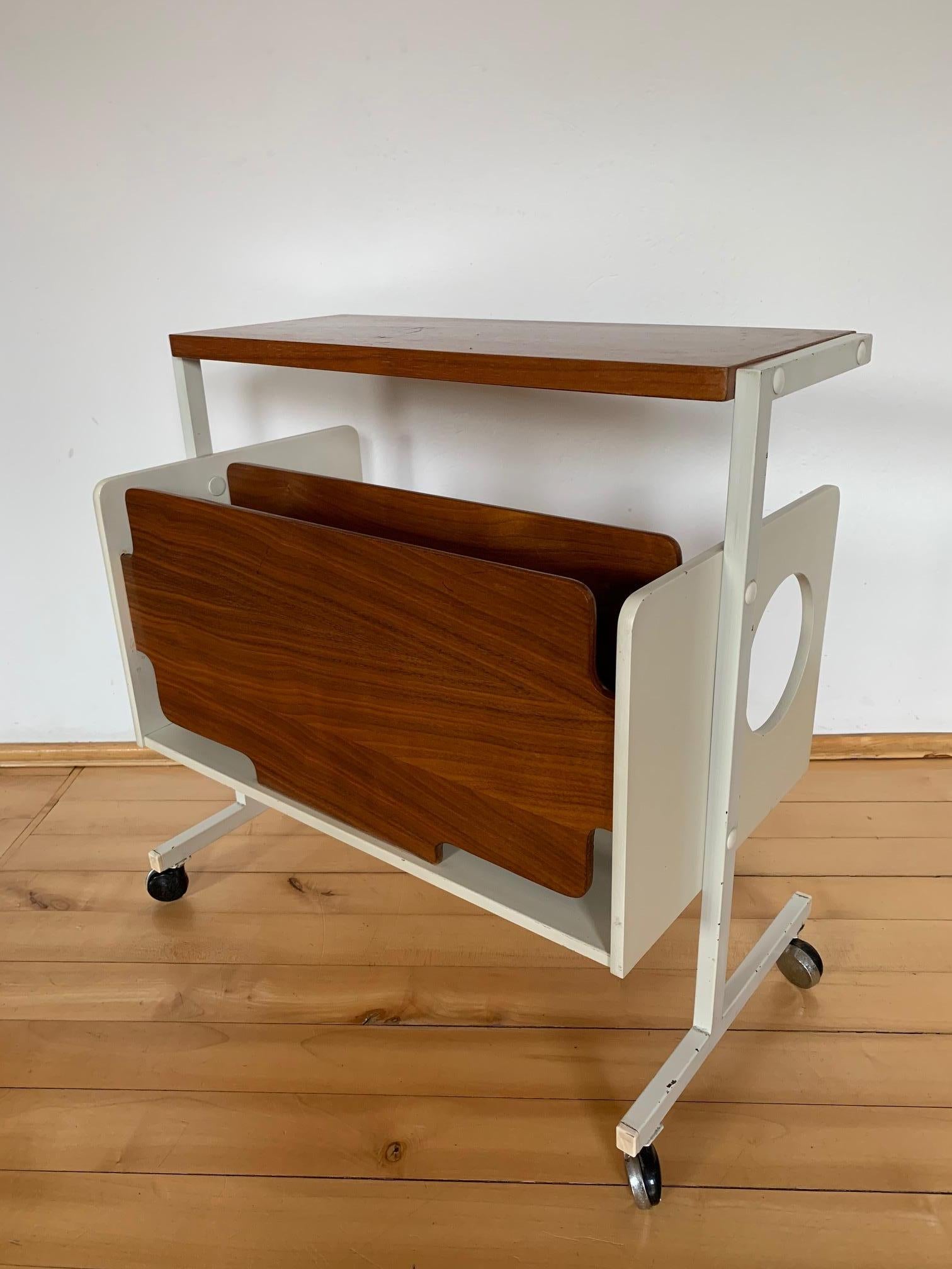 Late 20th Century Newspaper Holder, Bar Trolley, 1970s For Sale
