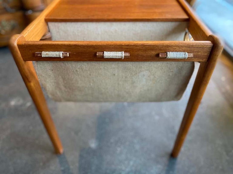 Newspaper Rack by S.P. Jensen, Furbo BRDR, Denmark, 1960s at 1stDibs