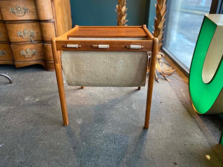 Newspaper Rack by S.P. Jensen, Furbo BRDR, Denmark, 1960s at 1stDibs