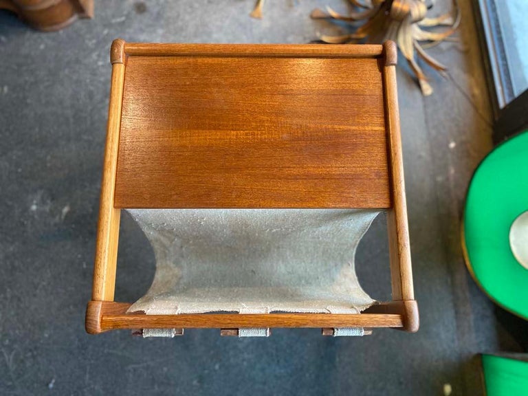 Newspaper Rack by S.P. Jensen, Furbo BRDR, Denmark, 1960s at 1stDibs