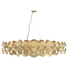Newton Chandelier - Hand-Crafted Gold Plate Aluminum - Boca do Lobo