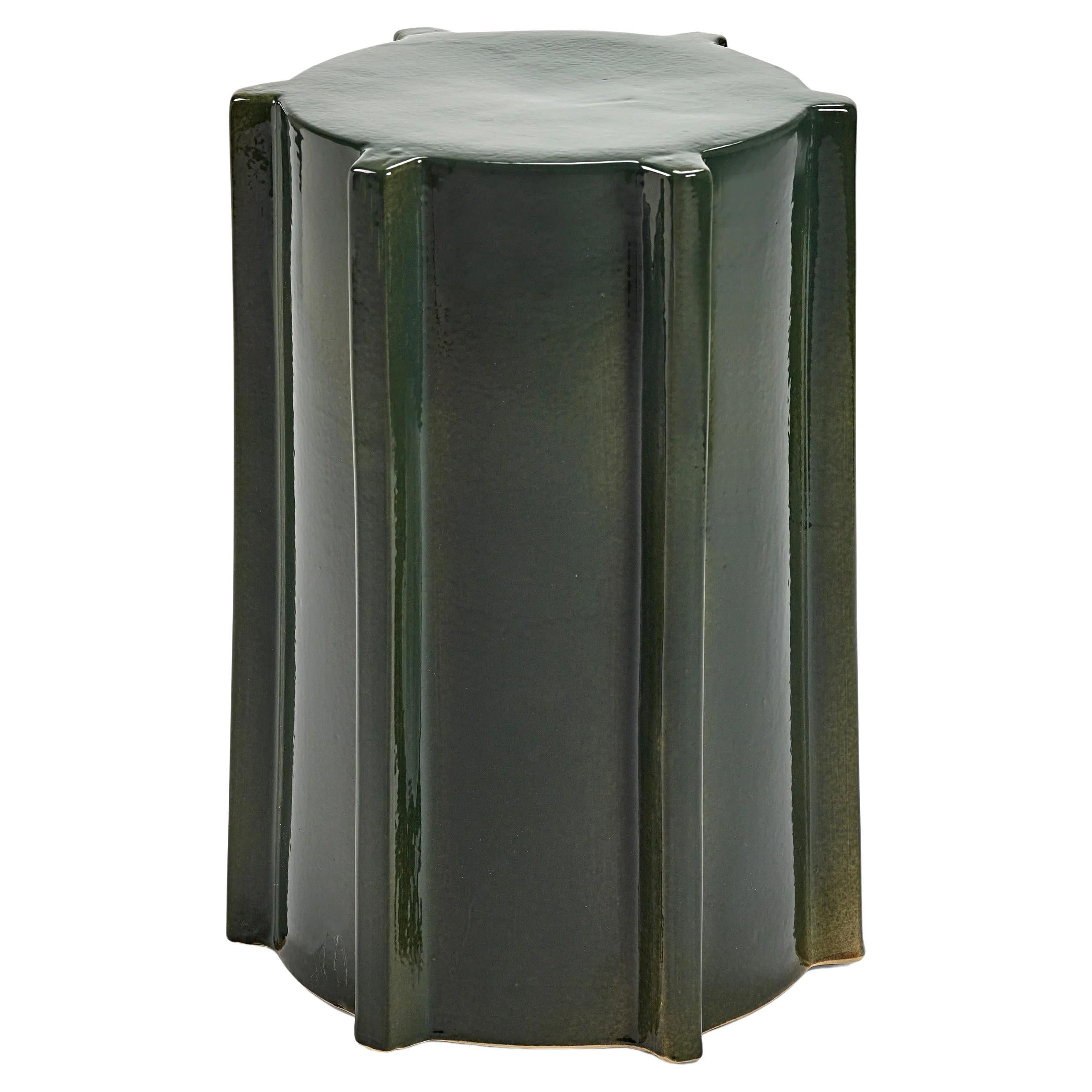 Newton Dark Green Side Table