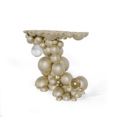 Newton Gold Console - Hand-Crafted Gold Plate Aluminum - Boca do Lobo