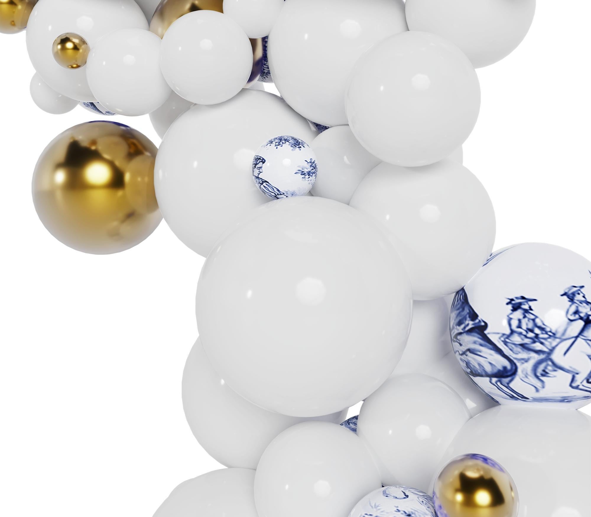 Newton Heritage-Konsole – handbemaltes, vergoldetes, vergoldetes Aluminium-Aluminium – Boca do Lobo im Zustand „Neu“ im Angebot in Rio Tinto, PT
