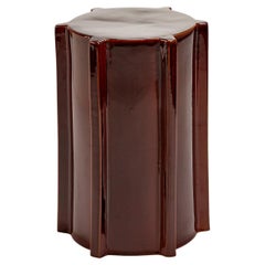 Newton Red Brown Side Table