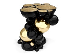 Newton Side Table - Hand-Crafted Aluminum Lacquered Gold - Boca do Lobo