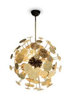 Newton Suspension Lamp - Hand-Crafted Gold Plate Aluminum - Boca do Lobo