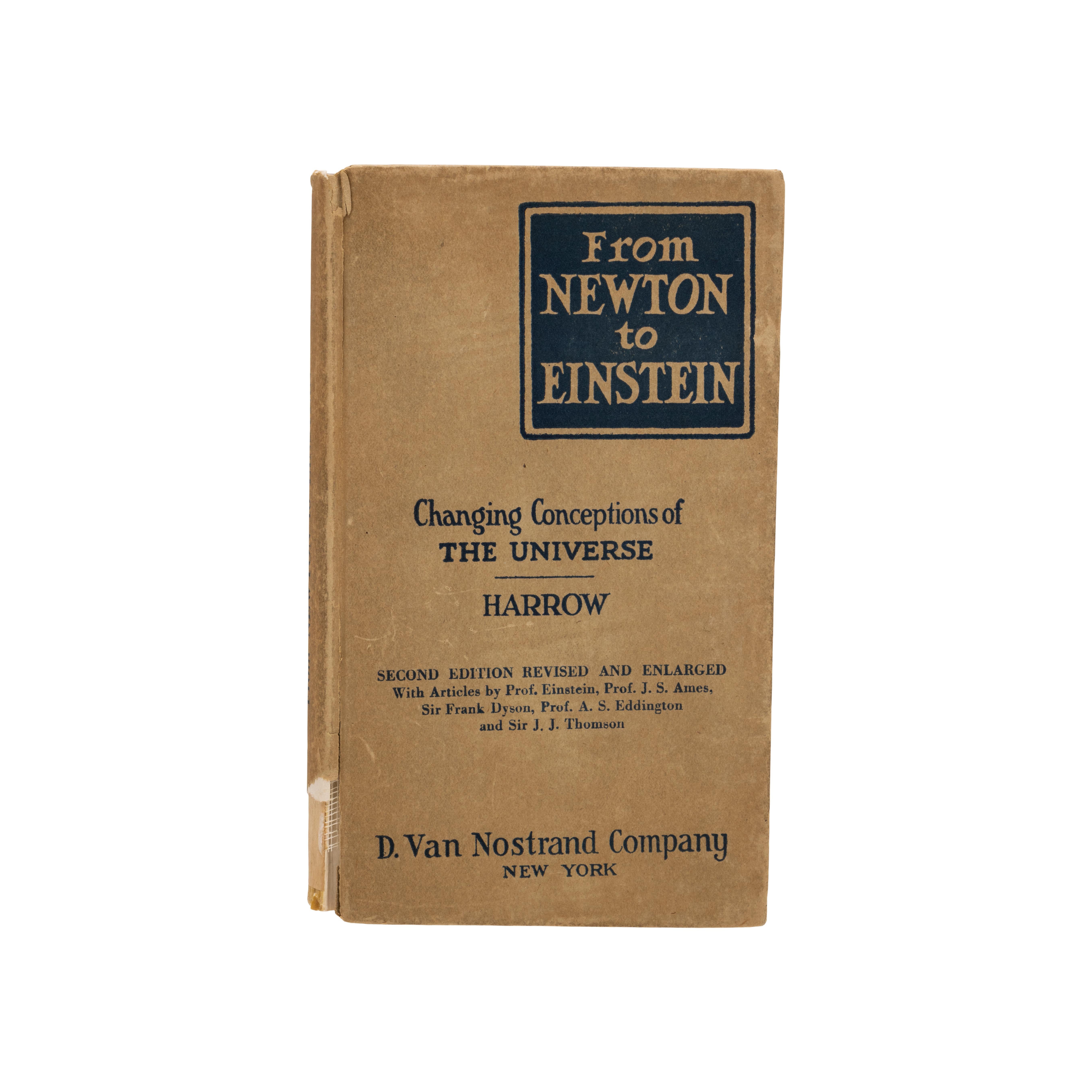 « Newton to Einstein : Changing Conceptions of the Universe » d'Albert Einstein en vente 5