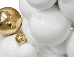 Newton White Console - Hand-Crafted Gold Plate Aluminum - Boca do Lobo