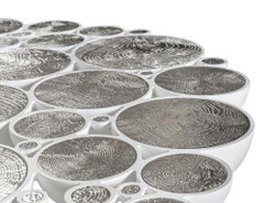 Newton White Dining Table - Hand-Crafted Gold Plate Aluminum - Boca do Lobo