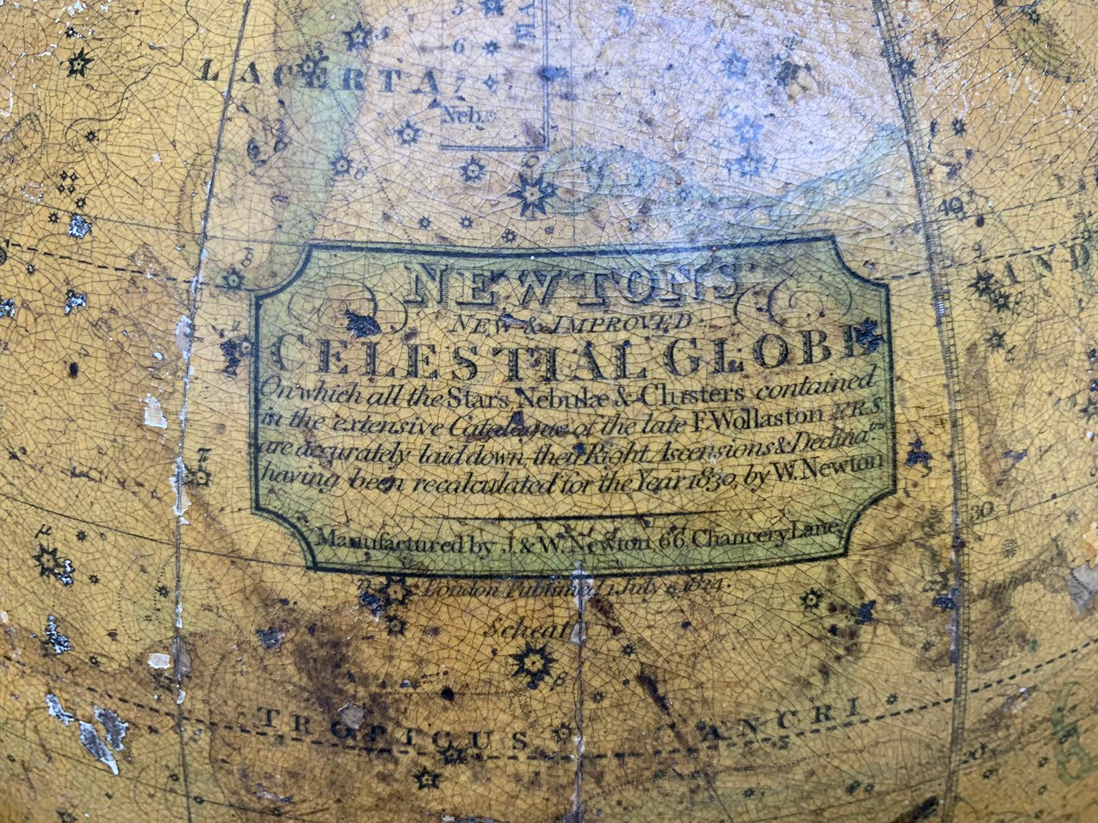 Newton's Celestial Globe, circa 1824 4