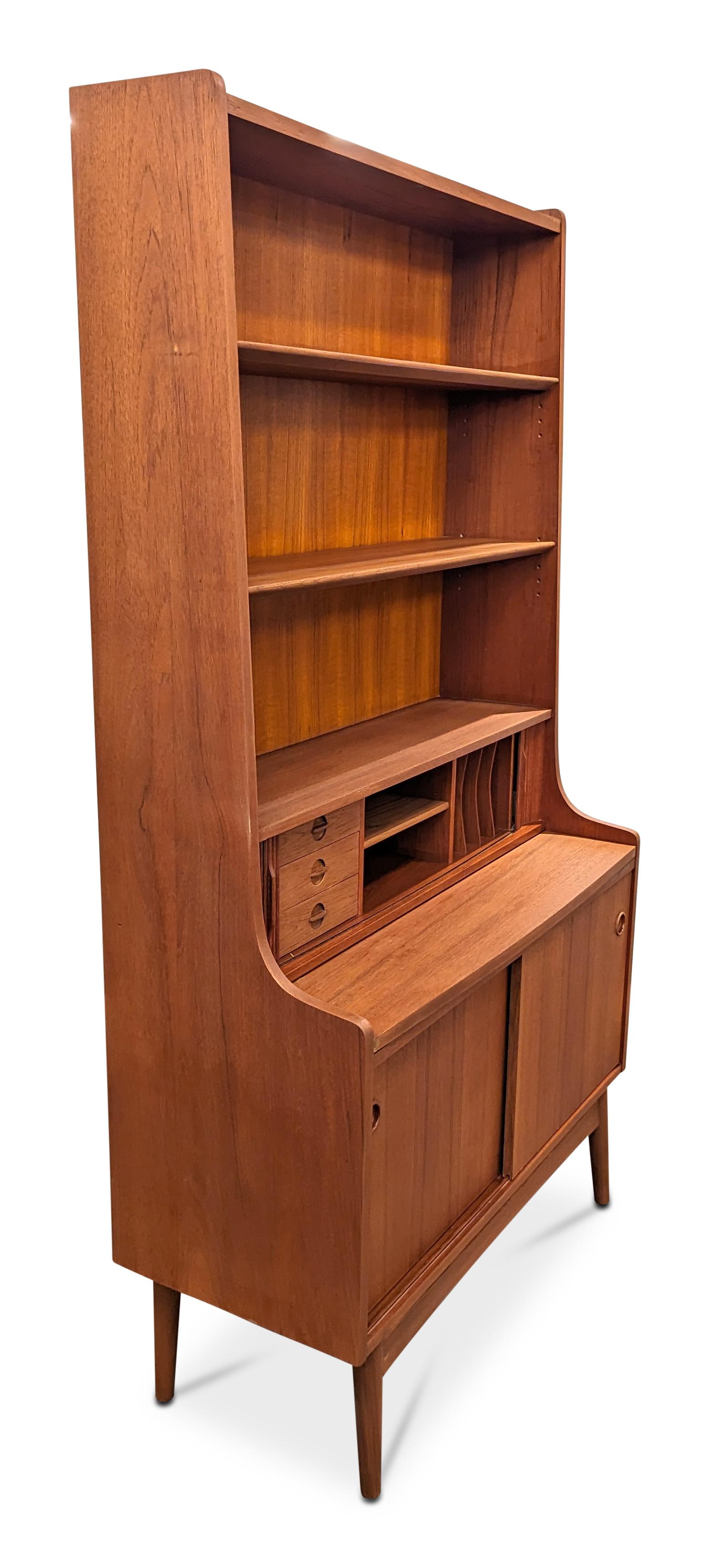 Nexo Teak Bookcase / Secretary by Johannes Sorth - 022437 Vintage Danish 1