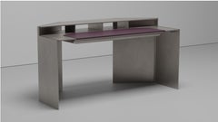 Next General Desk de Jonathan Nesci en plaque d'aluminium poli cire