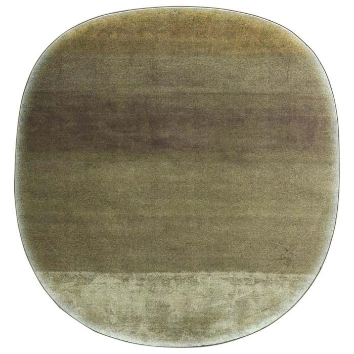 Brown Organic Shape Rug High Performance Fibers by Deanna Comellini ...